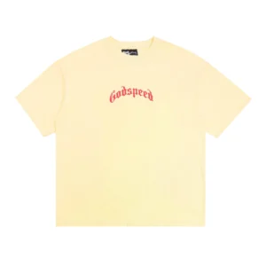 Godspeed Skull Floral T-Shirt Beige