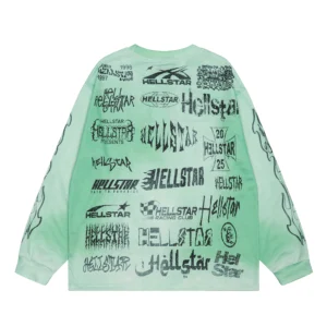 Hellstar Multi Logo Longsleeve Green