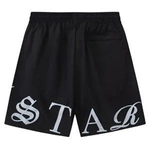 Trapstar Script Swim Shorts Black