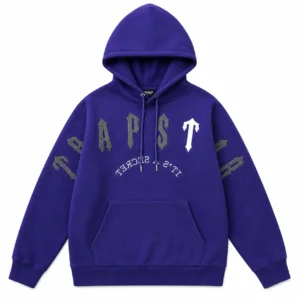 Trapstar Voltage Chenille Hoodie Purple
