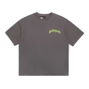 Godspeed Masked Skull T-Shirt Grey