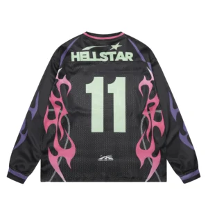 Hellstar Sports Flame Jersey 11 Black