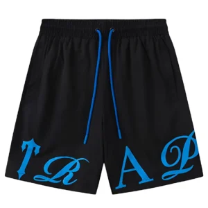 Trapstar Script Swim Shorts Black