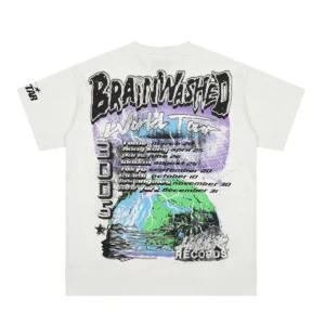 Hellstar Brainwashed World Tour T-Shirt White