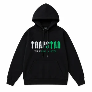 Trapstar Neon Fade Hoodie Black