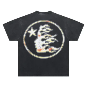 Hellstar Flame Figure T-Shirt Black