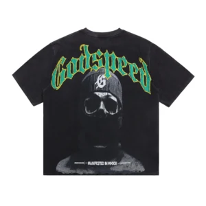 Godspeed Masked Skull T-Shirt Black