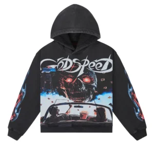 Godspeed Skull Drive Hoodie Black