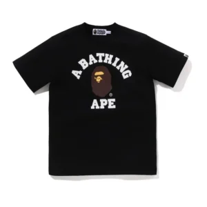 BAPE College Tee Black