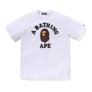 BAPE College Tee White