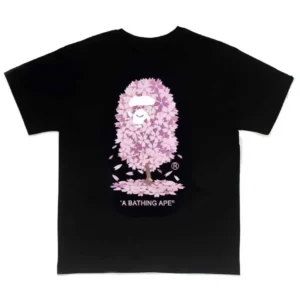 BAPE Sakura Tee Black