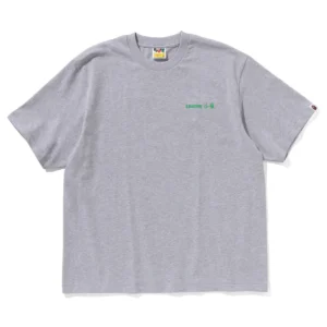 BAPE Water Print Logo Tee Grey