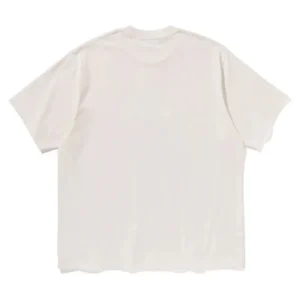 BAPE Vintage Ape Head College Tee White