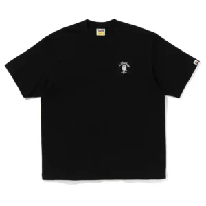 BAPE One Point College Relaxed Fit Tee Black