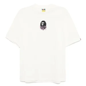 BAPE Mini Ape Head Logo Tee White