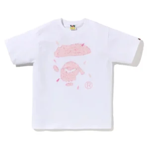 BAPE Sakura Ape Head Tee White