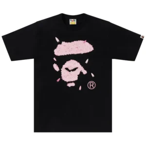 BAPE Sakura Ape Head Tee Black