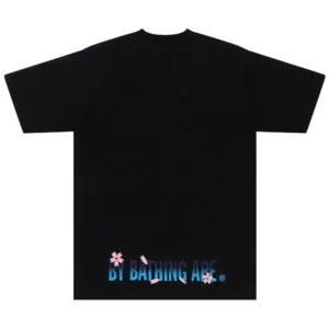 BAPE Sakura Ape Head Tee Black