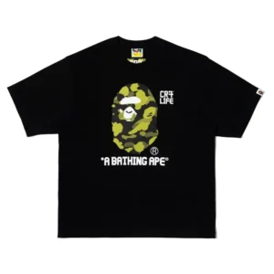 BAPE x CR7 Life Ape Head Tee Black