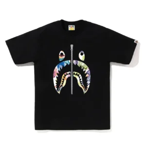 BAPE Art Camo Shark Tee Black