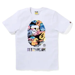 BAPE Art Camo By Bathing Ape Tee White