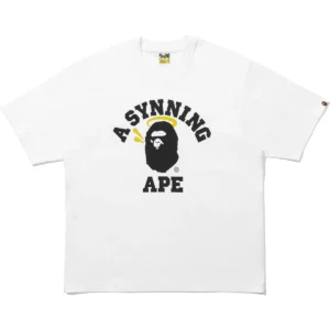 BAPE X Spotify X SYNA Synning BAPE Relaxed Fit Tee White