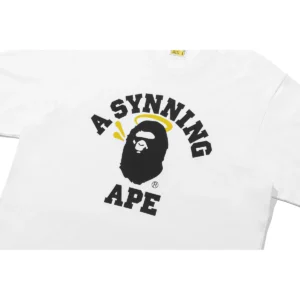 BAPE X Spotify X SYNA Synning BAPE Relaxed Fit Tee White