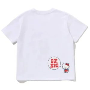 BAPE x Hello Kitty College Tee White