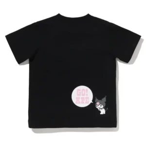 BAPE x Kuromi College Tee Black