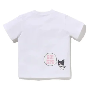 BAPE x Kuromi College Tee White