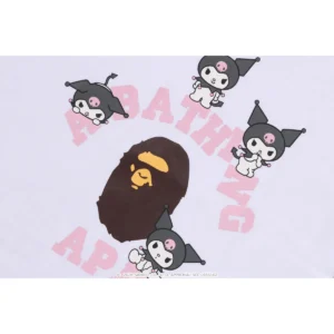 BAPE x Kuromi College Tee White