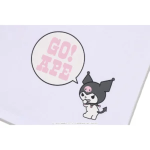 BAPE x Kuromi College Tee White