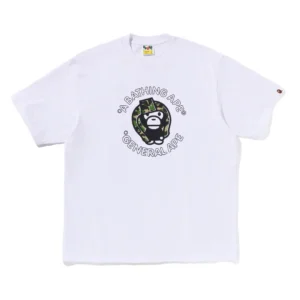 Bape ABC Camo Baby Milo Relaxed Fit Tee White