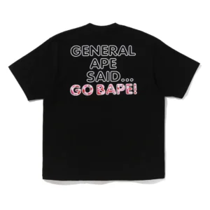Bape ABC Camo Baby Milo Relaxed Fit Tee Black