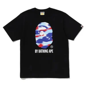 Bape Screen Camo By Bathing Ape Tee Black