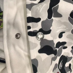 Bape ABC Camo Shark Full Zip Hoodie Grey