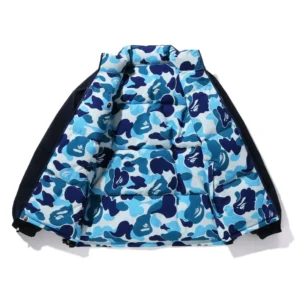 Bape ABC Camo Reversible Down Jacket Blue
