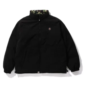 Bape ABC Camo Reversible Down Jacket Green