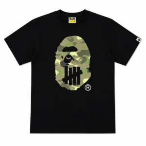 BAPE x UNDEFEATED Ape Head Tee Black