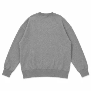 Bape Bathing Ape Logo Crewneck Sweatshirt Grey