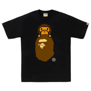 BAPE Milo On Ape Head Tee Black