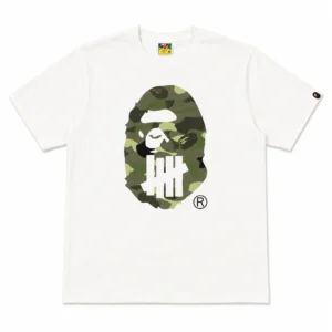BAPE x UNDEFEATED Ape Head Tee White