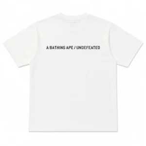 BAPE x UNDEFEATED Ape Head Tee White