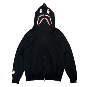 Bape Shark Full Zip Hoodie Black