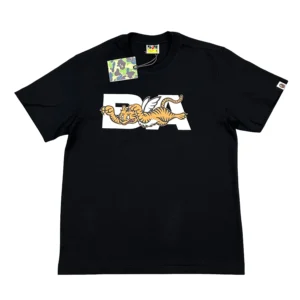 BAPE BA Flying Tiger Tee Black