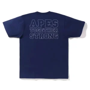 BAPE Apes Together Strong Relaxed Fit Tee Blue