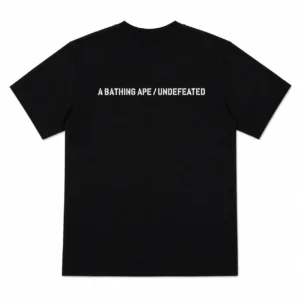 BAPE x UNDEFEATED Ape Head Tee Black