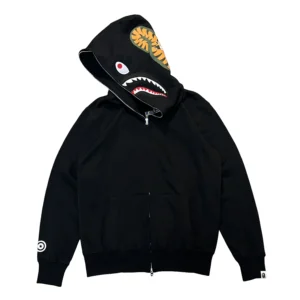 Bape Shark Full Zip Hoodie Black