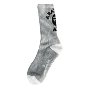 BAPE Ape Head Logo Crew Socks Grey