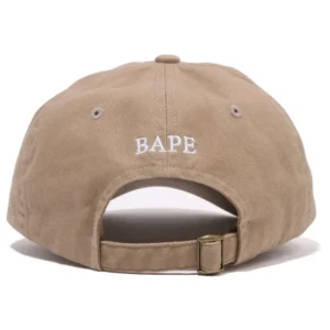 BAPE One Point Panel Cap Beige